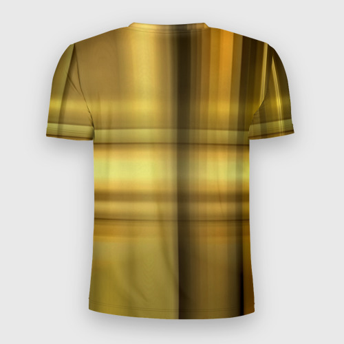 Мужская футболка 3D Slim Yellow Texture - фото 2