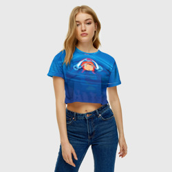 Женская футболка Crop-top 3D Ponyo - фото 2