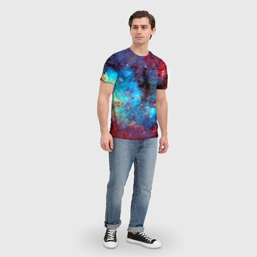 Мужская футболка 3D Вселенная, цвет 3D печать - фото 5