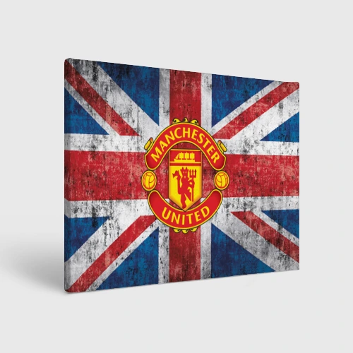Холст прямоугольный Manchester United №1!