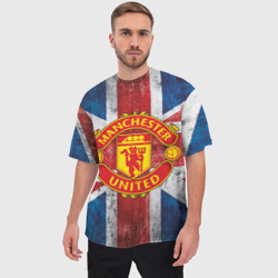 Мужская футболка oversize 3D Manchester United №1! - фото 2