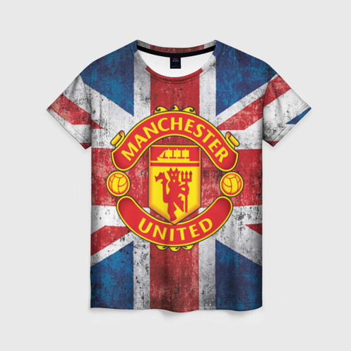 Женская футболка 3D Manchester United №1!, цвет 3D печать