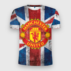 Мужская футболка 3D Slim Manchester United №1!