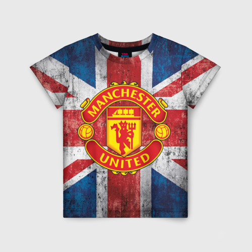 Детская футболка 3D Manchester United №1!, цвет 3D печать