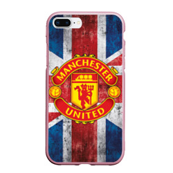 Чехол для iPhone 7Plus/8 Plus матовый Manchester United №1!