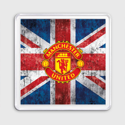 Магнит 55*55 Manchester United №1!