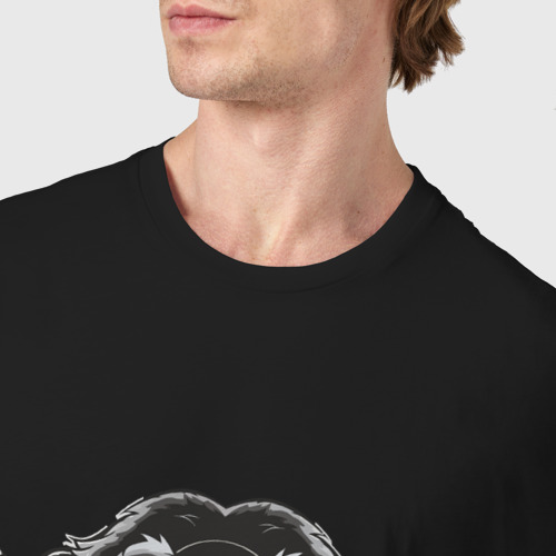 Мужская футболка хлопок Пантера SWAG, цвет черный - фото 6