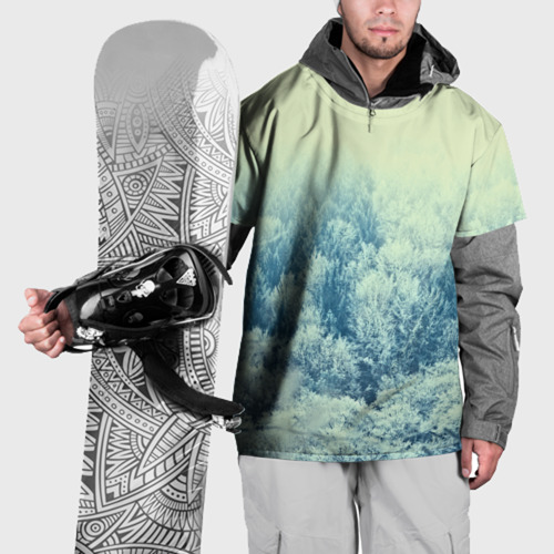 Накидка на куртку 3D Снежный лес
