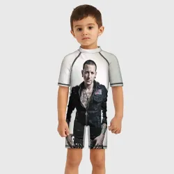 Детский купальный костюм 3D Честер Беннингтон - фото 2