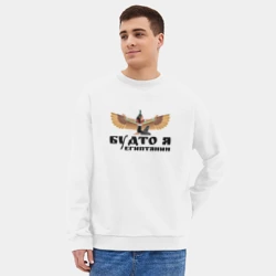 Мужской свитшот oversize без начеса хлопок Будто я египтянин - фото 2