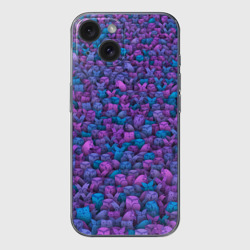 Чехол для iPhone 15 силиконовый с защитой камеры Загадочные совы