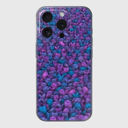 Чехол для iPhone 15 Pro силиконовый с защитой камеры Загадочные совы