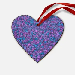 Деревянная игрушка Сердце Загадочные совы