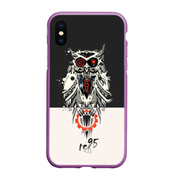 Чехол для iPhone XS Max матовый Owl