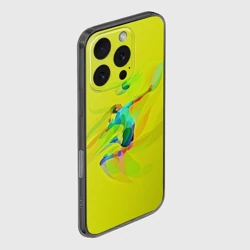 Чехол для iPhone 16 Pro Max силиконовый с защитой камеры Волейбол - фото 2