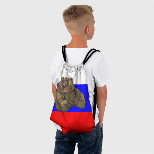 Рюкзак-мешок 3D Медведь - фото 4