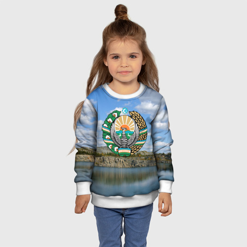 Детский свитшот 3D Узбекистан, цвет 3D печать - фото 7