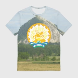 Мужская футболка 3D Башкортостан