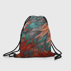 Рюкзак-мешок 3D Перья