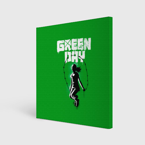 Холст квадратный Green Day, цвет 3D печать