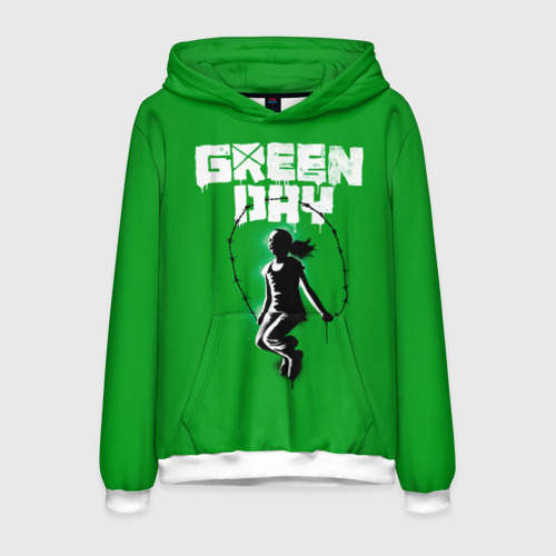 Мужская толстовка 3D Green Day, цвет белый