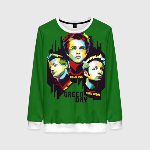 Женский свитшот 3D Green Day