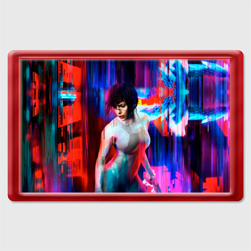 Магнит 45*70 Ghost In The Shell 13, цвет красный