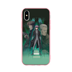 Чехол для iPhone X матовый Ghost In The Shell 9