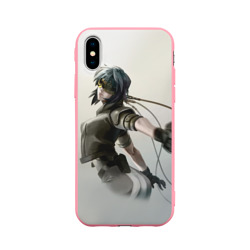 Чехол для iPhone X матовый Ghost In The Shell 8