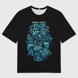 Женская футболка oversize 3D Ghost In The Shell 7