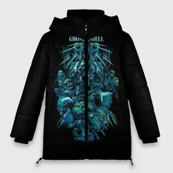 Женская зимняя куртка Oversize Ghost In The Shell 7