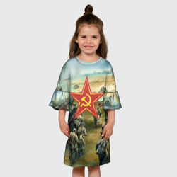 Детское платье 3D Наступление советской армии - фото 2