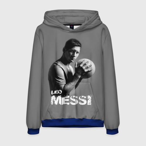 Мужская толстовка 3D Leo Messi, цвет синий
