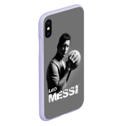 Чехол для iPhone XS Max матовый Leo Messi - фото 2