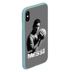 Чехол для iPhone XS Max матовый Leo Messi - фото 2