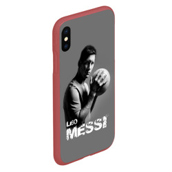 Чехол для iPhone XS Max матовый Leo Messi - фото 2