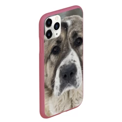 Чехол для iPhone 11 Pro Max матовый САО алабай - фото 2