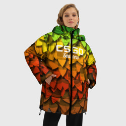 Женская зимняя куртка Oversize Cs:go - Seasons style XM1014 - фото 2