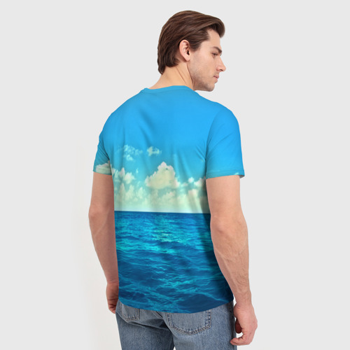 Мужская футболка 3D Океан, цвет 3D печать - фото 4