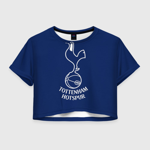 Женская футболка Crop-top 3D Tottenham Hotspur, цвет 3D печать