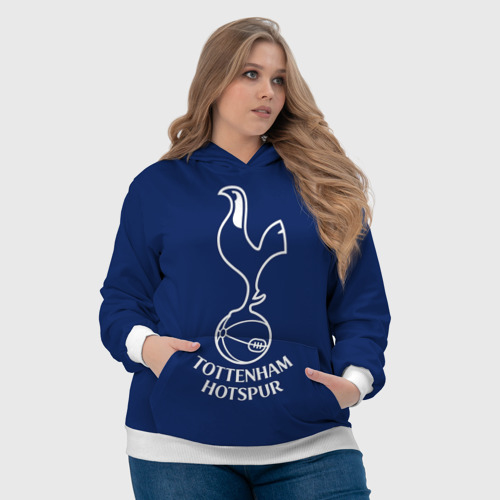 Женская толстовка 3D Tottenham Hotspur, цвет 3D печать - фото 6