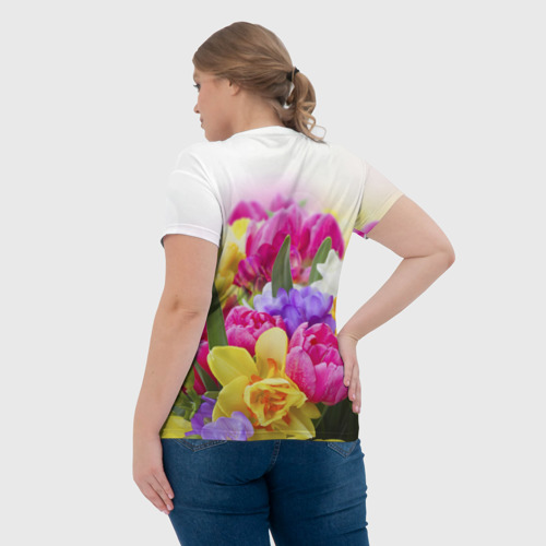 Женская футболка 3D Нежность, цвет 3D печать - фото 7