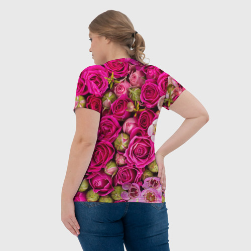 Женская футболка 3D Пылания страсти, цвет 3D печать - фото 7