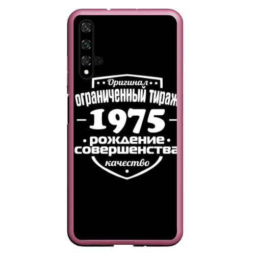 Чехол для Honor 20 Рождение совершенства 1975, цвет малиновый