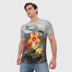 Мужская футболка 3D Отечественная война - фото 2