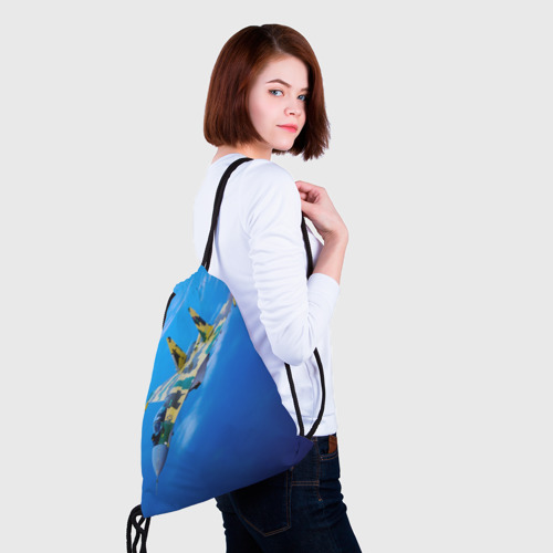 Рюкзак-мешок 3D Су 35 в голубом небе - фото 5