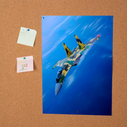 Постер Су 35 в голубом небе - фото 2