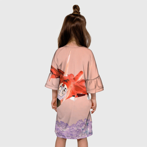Детское платье 3D Су 34 абстракция, цвет 3D печать - фото 5