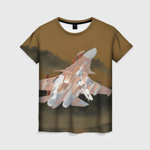 Женская футболка 3D Ночной полет Сухого