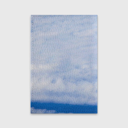 Обложка для паспорта матовая кожа Противостояние Сухого, цвет синий - фото 2